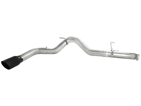 aFe Atlas Exhausts DPF-Back Aluminized Steel Exhaust Dodge Diesel Trucks 07.5-12 L6-6.7L Black Tip - 49-02016-B