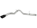 aFe MACHForce XP 5in DPF-Back 409SS Exhaust Dodge Diesel Trucks 07.5-12 L6-6.7L (td) Black Tip - 49-42016-B