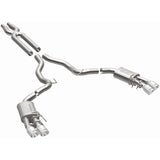 MagnaFlow SYS Cat-Back 2018 Ford Mustang GT 5.0L Competition Dual Exit Polished 4in Tips - 19368
