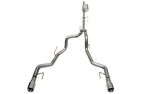 Corsa 2021-2025 Ford F-150 SuperCrew/5.5ft Bed 3.5L V6 Sport Cat-Back Dual Rear Exit-Polished - 21185