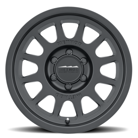 Method MR703 17x8.5 +25mm Offset 6x135 87mm CB Matte Black Wheel - MR70378516525