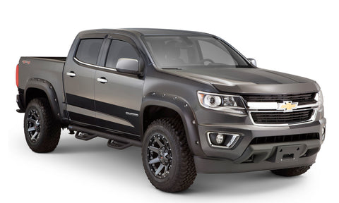 Lund 15-17 Chevy Colorado Crew Cab Terrain HX Step Nerf Bars - Black - 34641225