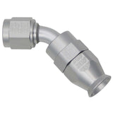 DeatschWerks 6AN Female Swivel 45-Degree Hose End PTFE (Incl. 1 Olive Insert) - 6-02-0851