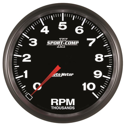 Autometer Sport-Comp II 5 inch 0-10000 RPM In Dash Tachometer - 3698