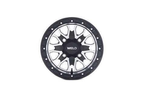 Weld UTV RF Series Raptor U501 15x8 Raptor Beadlock 4x136 4BS Satin BLK MIL - U501B8042400