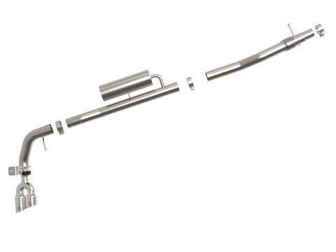 aFe Rebel Series 3in Cat-Back Exhaust Side Exit w/ Polished Tips 19-20 Ford Ranger L4-2.3L (t) - 49-33119-P