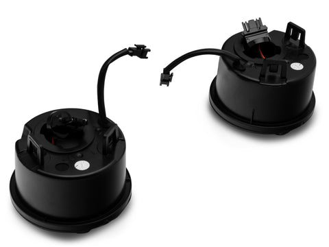 Raxiom 07-18 Jeep Wrangler JK Axial Series LED Front Turn Signals (Smoked) - J119943