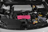 PERRIN 22-23 Subaru WRX Pulley Cover (Short Version - Works w/AOS System) - Hyper Pink - PSP-ENG-154HP