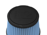 aFe POWER Universal Clamp-On Air Filter w/ D2 Dura-Dry Media - 6in F x 7.5in B x 5.5in T x 5in H - 21-60505V