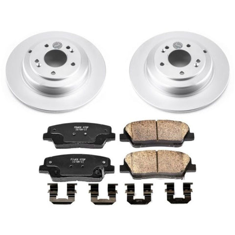 Power Stop 10-16 Hyundai Genesis Coupe Rear Z17 Evolution Geomet Coated Brake Kit - CRK6168