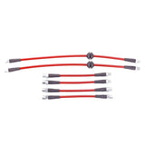 Power Stop 90-91 BMW 325iX Front & Rear SS Braided Brake Hose Kit - BH00145