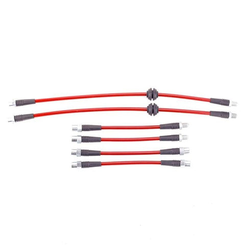 Power Stop 90-91 BMW 325iX Front & Rear SS Braided Brake Hose Kit - BH00145