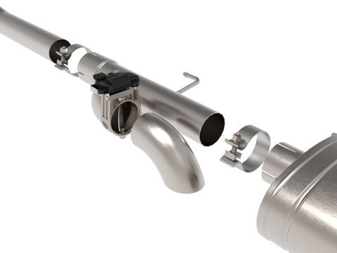 aFe Gemini XV 3in 304 SS Cat-Back Exhaust 2021 Ford F-150 V6 2.7L/3.5L (tt)/V8 5.0L w/ Polished Tips - 49-33129-P