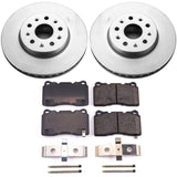Power Stop 14-18 Cadillac CTS Front Z17 Evolution Geomet Coated Brake Kit - CRK7001