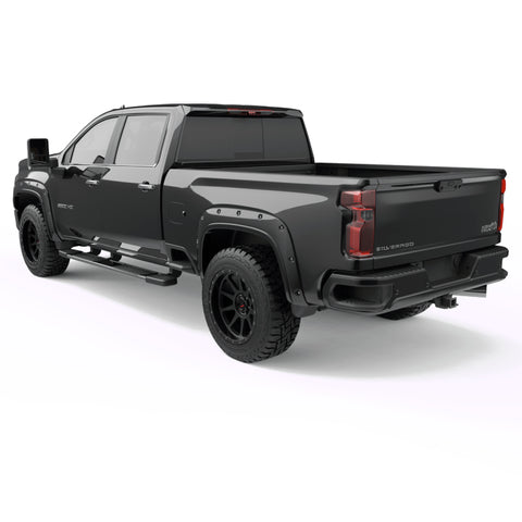 EGR 20-23 Chevrolet Silverado 2500Hd/3500Hd Traditional Bolt-On Look Fender Flares Black Set Of 4 - 791884-GBA