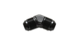 Vibrant Flare Union 45 Degree Adapter Fittings Size -4 AN - 10571