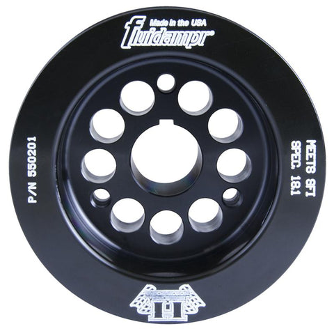 Fluidampr Ford 8BA Flat Head Wide Belt Harmonic Balancer - Ford Flathead V8 w/ Wide Belt Pulley - 550201
