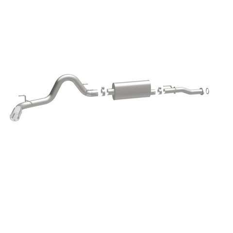 MagnaFlow Cat-Back 2016 Toyota Tacoma 3.5L V6 SS 3in Single Pass Side Exit Rear 4in Tip - 19291