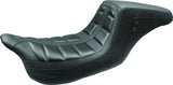 Mustang 08-21 Harley Electra Glide,Rd Glide,Rd King, Str Glide Squareback 1PC Seat - Black - 75239