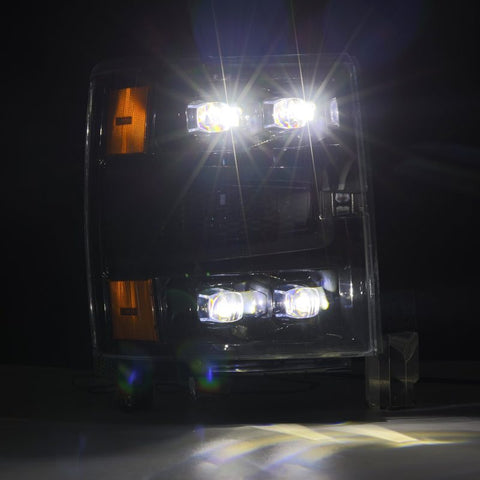 AlphaRex 04-15 Chevy 1500 NOVA-Series LED Proj Headlights Alpha BL w/Activ Light/Seq Signal & SB DRL - 880241