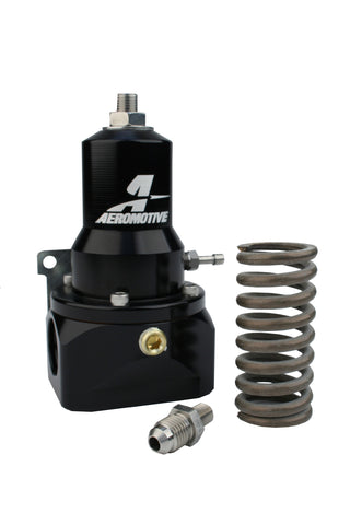 Aeromotive Regulator - 30-120 PSI - .500 Valve - 2x AN-10 Inlets / AN-10 Bypass - 13132