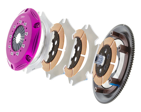 Exedy 1986-1989 Mazda RX-7 R2 Hyper Triple Cerametallic Clutch Rigid Disc Push Type Cover - ZM013SR