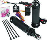 Performance Machine FLHX Cable Apex Heated Grips - Contrast Cut - 0063-2092-BM