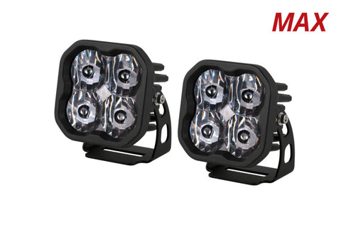 Diode Dynamics SS3 LED Pod Max - White SAE Fog Standard (Pair) - DD6489P