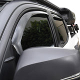 Westin 2016-2018 Toyota Tacoma Double Cab 4dr In-Channel Wind Deflector 4pc - Smoke - 72-88433