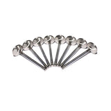 Comp Cams Valve Set, Exhaust 8Mm 1.550In Head Stainless 4.920In Oal - 6077-8