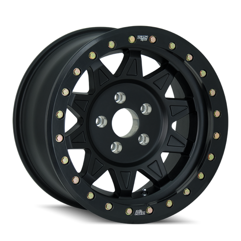 Dirty Life 9302 Roadkill 17x9/8x170 BP/-14mm Offset/130.8mm Hub Matte Black Wheel - Beadlock - 9302-7970MB14