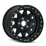 Dirty Life 9302 Roadkill 17x9/5x127 BP/-38mm Offset/71.5mm Hub Matte Black Wheel - Beadlock - 9302-7973MB38