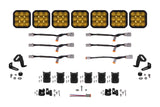 Diode Dynamics SS5 Pro Universal CrossLink 7-Pod Lightbar - Yellow Driving - DD7259