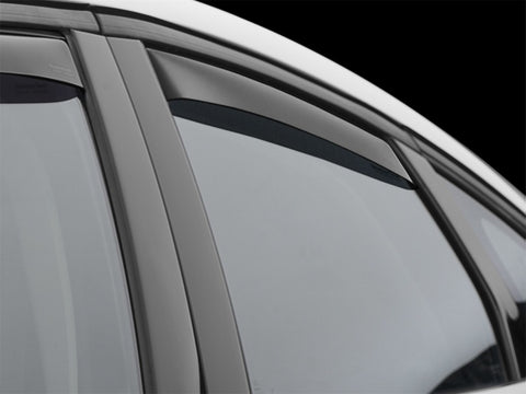 WeatherTech 2013+ Ford Fusion Rear Side Window Deflectors - Dark Smoke - 81732