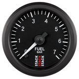 Autometer Stack 52mm 0-7 Bar M10 Male Pro Stepper Motor Fuel Pressure Gauge - Black - ST3305