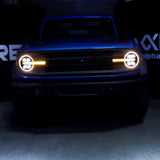 AlphaRex 21-23 Ford Bronco NOVA LED Projector Headlights Black - 880260