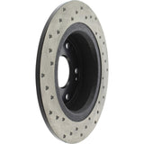 StopTech 05-17 Honda Accord / 16-17 HR-V / 09-14 Acura TSX Cryo Sport Drilled Rear Left Rotor - 128.40068CL