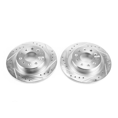 Power Stop 2018 Buick Envision Rear Evolution Drilled & Slotted Rotors - Pair - AR82197XPR