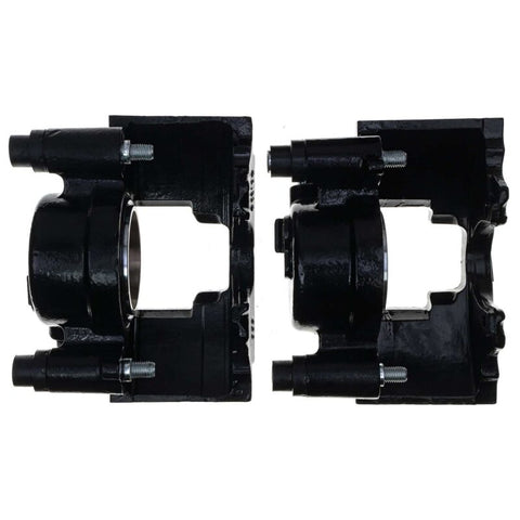 Power Stop 94-97 GMC Yukon Front Black Caliper w/o Bracket (Pair) - S4297BLK