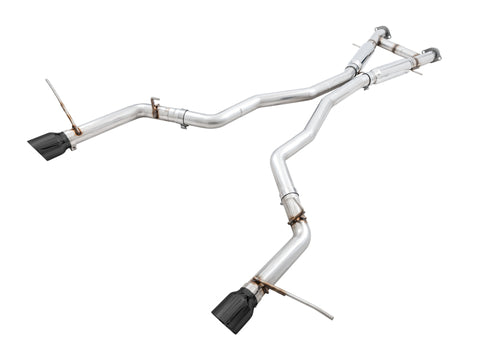 AWE Tuning 2020 Jeep Grand Cherokee SRT Track Edition Exhaust - Diamond Black Tips - 3020-33051