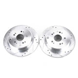 Power Stop 07-18 Acura RDX Rear Evolution Drilled & Slotted Rotors - Pair - JBR1158XPR