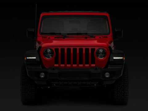 Raxiom 18-23 Jeep Wrangler JL Sport Axial Series SEQL LED Parking/Turn Signal Lights- Smoked - J155019-JL