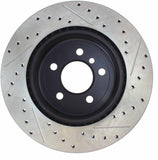StopTech 2011-2013 BMW 535i / 2012-2016 BMW 640i Slotted & Drilled Rear Right Brake Rotor - 127.34131R