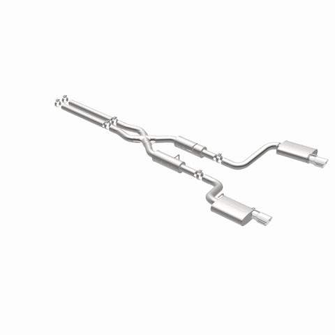MagnaFlow 11-12 Dodge Charger SRT-8 Hemi Dual Split Rear Exit Stainless Cat-Back Performance Exhaust - 15494