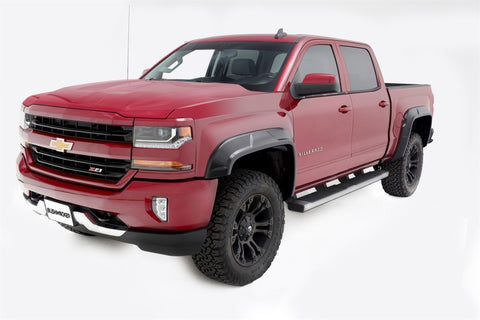 Bushwacker 2019 Chevrolet Silverado 1500 w/ 69.3in Fleetside Bed DRT Style Flares 4pc - Black - 40944-02