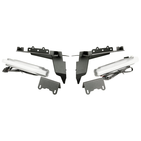 Rugged Ridge Chop Brackets Front Fender 18-21 Jeep Wrangler JL/JT Rubicon w/ DRLs - 11640.96
