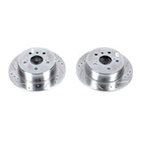 Power Stop 13-18 Lexus ES300h Rear Evolution Drilled & Slotted Rotors - Pair - JBR1576XPR