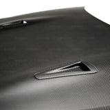 Seibon 09-10 Nissan Skyline R35 GT-R OEM-Dry Carbon Fiber Hood - HD0910NSGTR-OE-DRY