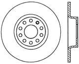 StopTech 06-11 Audi A3 / 06-09 VW GTI Mk V / 05-10 Jetta (Exc Wagon) Drilled Left Rear Rotor - 128.33099L