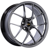 BBS RI-D 20x8.5 5x112 ET41 Diamond Black Wheel -82mm PFS/Clip Required - RI027DBK